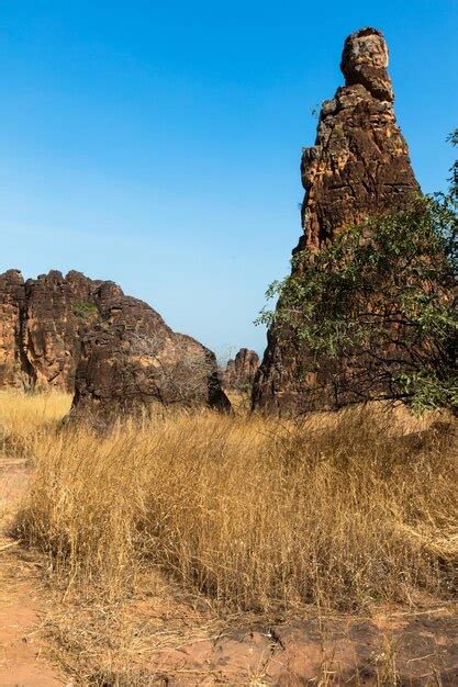 Premium Photo | Rock formations in a desert