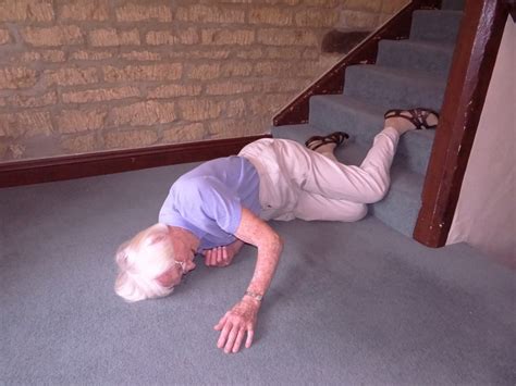 Old People Falling Down Stairs