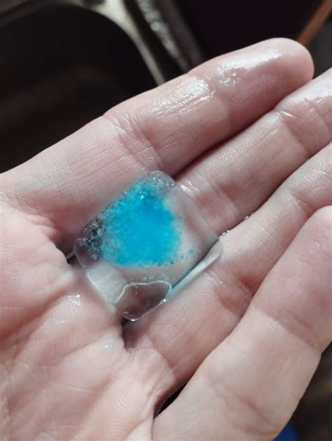 Tried making colored ice. What went wrong? : r/bartenders