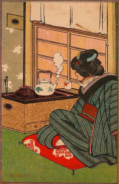 #японская_гравюра : Ehagaki Sekai , 1908.. | ЯПОНИЯ / 日本国 | ВКонтакте