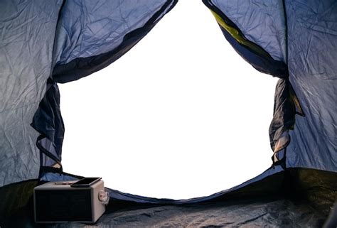premium photo view    tent  white background