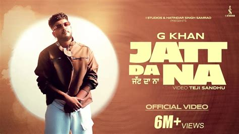 jatt da na official  video  khan  punjabi song