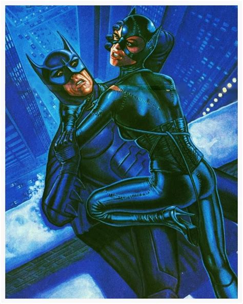 Batman Catwoman Xmas Fight on Rooftop | Batman and catwoman, Batman ...