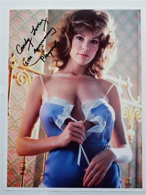 CANDY LOVING 25th ANNIVERSARY PLAYBOY PLAYMATE SEXY RARE SIGNED PHOTO 8