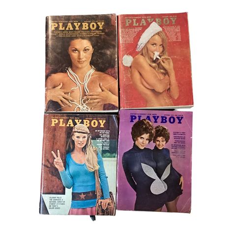 Mavin | Playboy Magazines Set for Year 1970 8 issues With Centerfolds As Is
