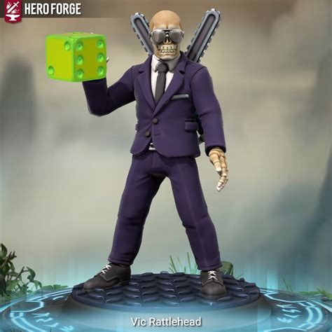 Vic Rattlehead, Megadeth Mascot : r/HeroForgeMinis