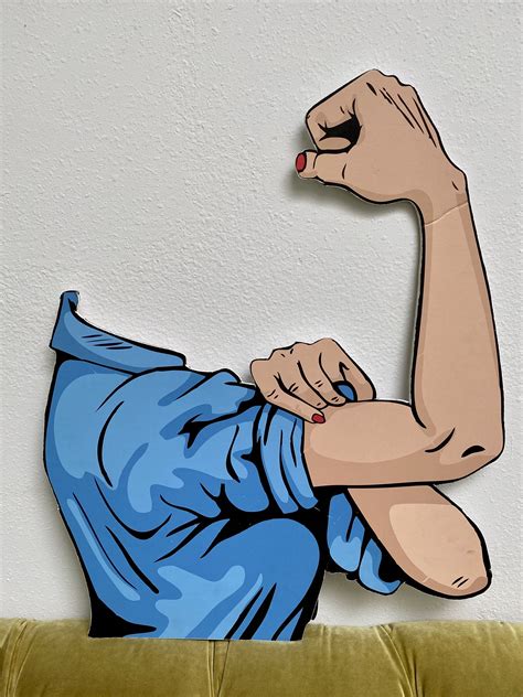 Rosie the riveter custom colors prop cutout with your face on – Artofit