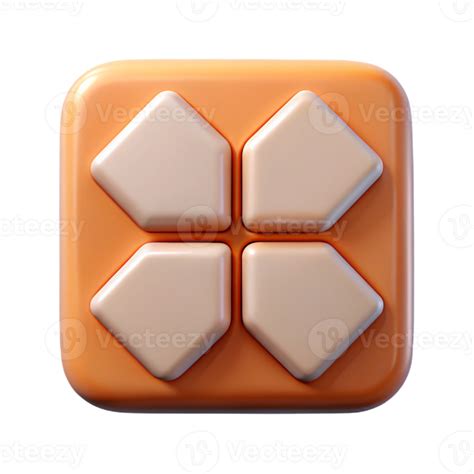 coveted classic Square divided into four quadrants. Crisp edges