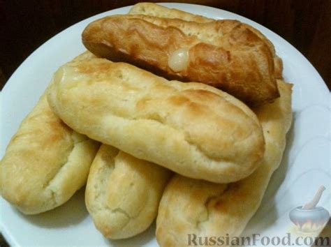 Эклеры, рецепты на RussianFood.com: 64 рецепта эклеров
