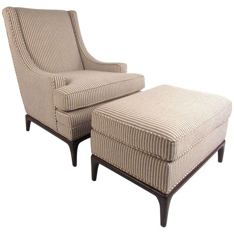 mid century chair and ottoman 8