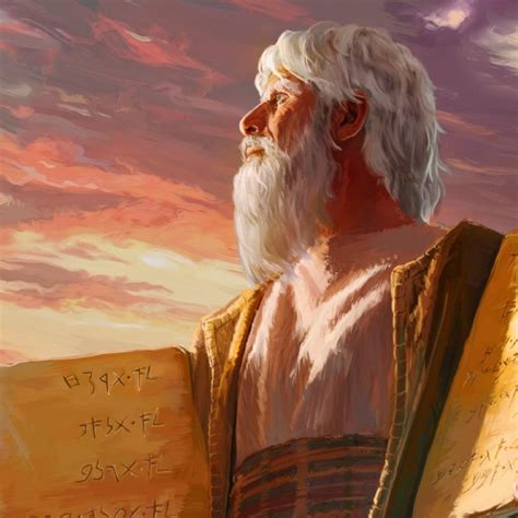 Moses Ten Commandments Painting at PaintingValley.com | Explore collection of Moses Ten ...