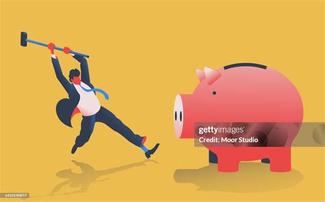 piggy high res vector graphic getty images