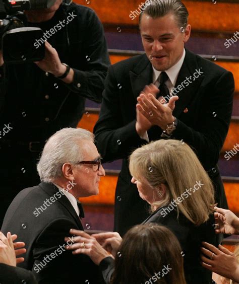 Martin Scorsese Leonardo Dicaprio Helen Morris Editorial Stock Photo