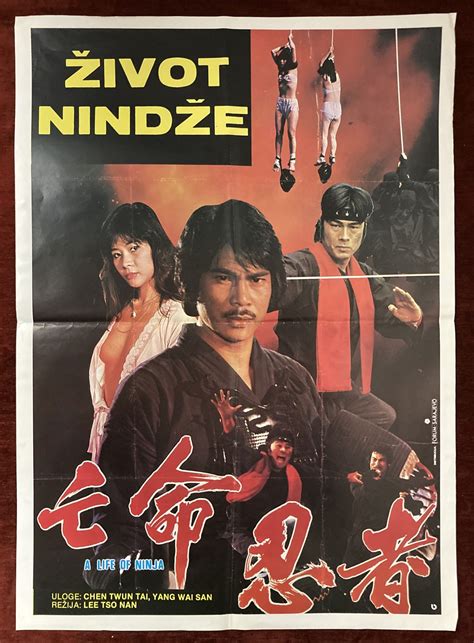 Original Movie Poster Deadly Life of a Ninja Tso Nam Lee Yasuaki Kurata 1983