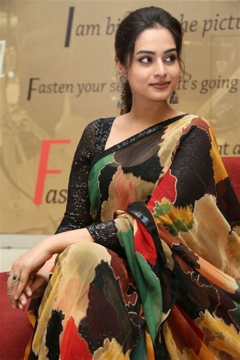 ayesha khans vibrant    multi coloured saree  mukhachitram
