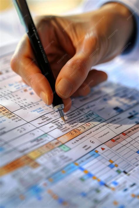 Doctor Analyzing Allergy Test Results on Medical Chart in Office