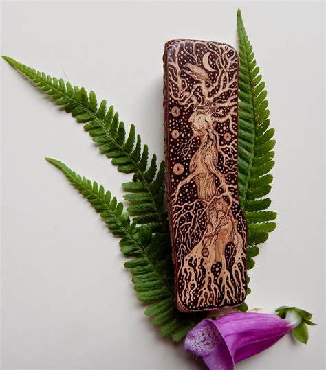 enchanted art pyrography  illustration june