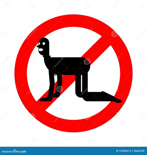 Stop Slave BDSM. Ban Sexual Dominance Stock Vector - Illustration of