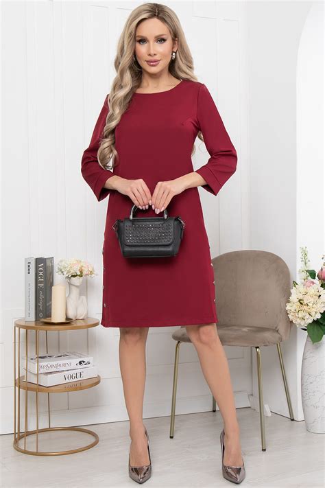 Платье Пэйдж (вишня) П5722. LT Collection