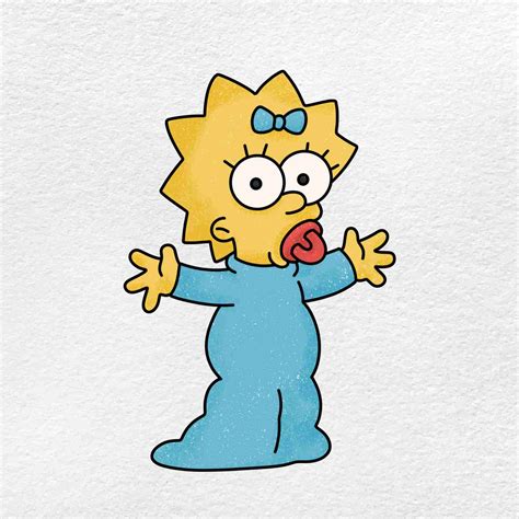 Dessin De Maggie Simpson Marge Simpsons By Matt Groening Comic Strip