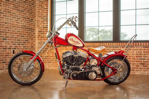 custom chopper dennis kirk garage build