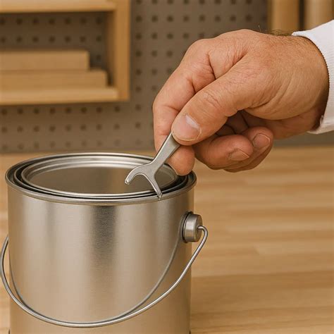 how to open paint can without opener