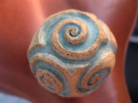 spiral ball  bonniebpottery  etsy spiral etsy jewelry crafts