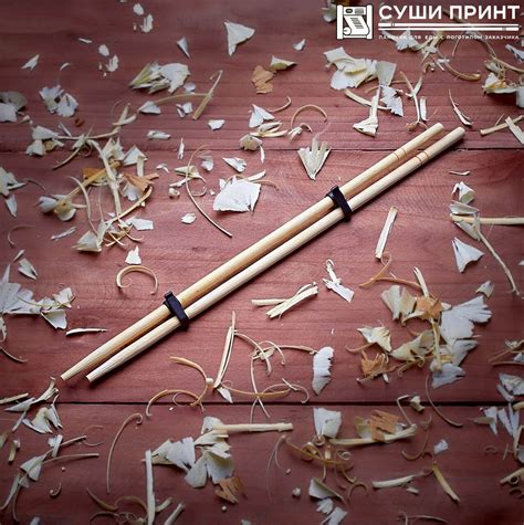 Палочки для еды с логотипом купить оптом в Суши Принт