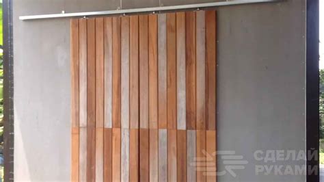 Двухстворчатая раздвижная дверь на роликах своими руками - HandMade32 ...