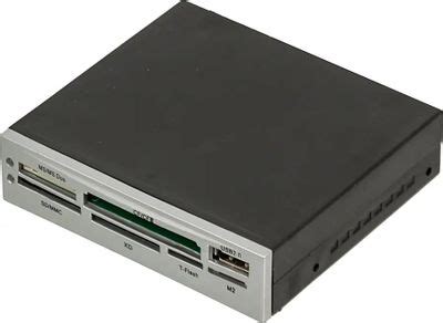 Обзор товара картридер внутренний 3.5" Acorp CRIP200-S, серебристый ...