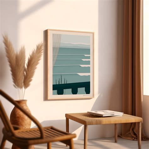 Surf Art Print, Big Wave Wall Art, Surf Ocean Poster, Surfer Art Work ...