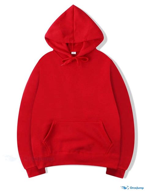 OrcaJump – Mens Multi-Color Hoodie Hooded Sweatshirt w/ Front Pocket ...