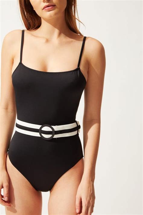 Solid & Striped Belted One-Piece Swimsuit | Editor Review | PS Fashion