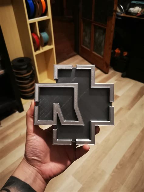 STL file Rammstein logo 🪨・3D printing idea to download・Cults