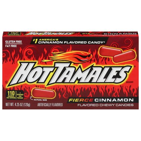 Hot Tamales Fierce Cinnamon Chewy Candy Theater Box - Shop Candy at H-E-B