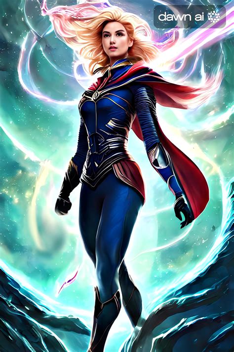 Female Superheroes Concept Art by Dawn - AI by MarceloSilvaArt on