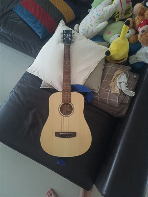 Cort AD mini OP acoustic guitar, Hobbies & Toys, Music & Media, Musical ...