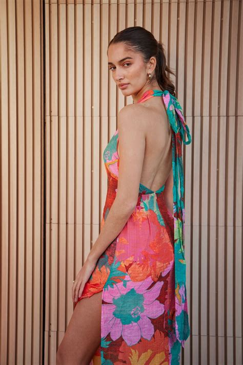 Florentine Sunrise Maxi Dress – lakeyo