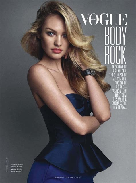 Candice Swanepoel - Vogue Australia June 2013 | Just FAB Celebs