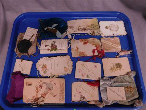 Lot - 14 Victorian Dance Cards