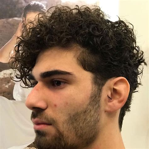 how to cut guys curly hair
