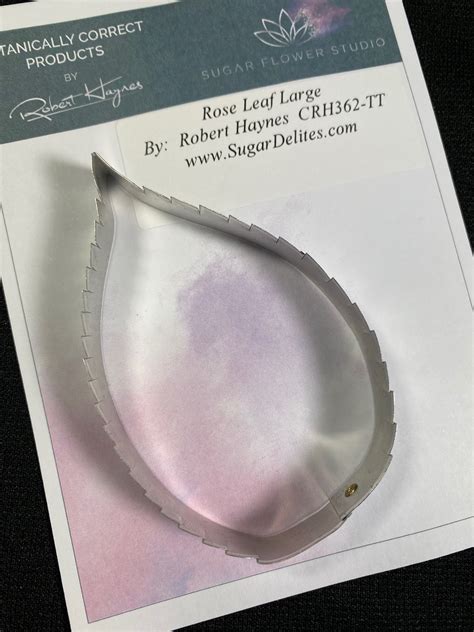 Rose Leaf Botanically Correct Large Cutter By Robert Haynes