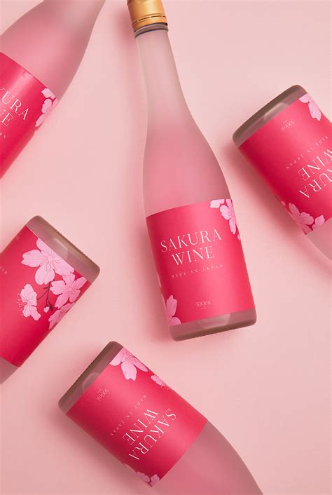 Sakura Wine 櫻花酒禮盒 :: Behance