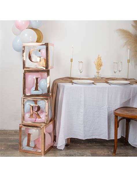 Adesivo GIRL lettere oro rosa - Vegaooparty