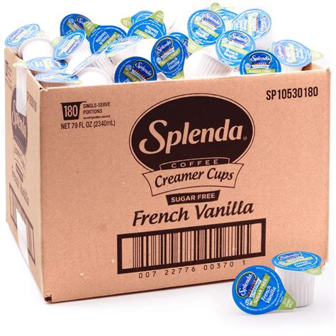 SPLENDA Single Serve Coffee Creamer Cups, Sugar Free French Vanilla