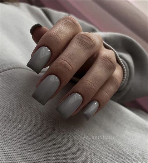 Gray Nails, Luxury Nails, Nail Polish, Nail Art, Aesthetics, Beauty ...