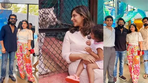 ram charan celebrates  daughter klin kaaras  birthday