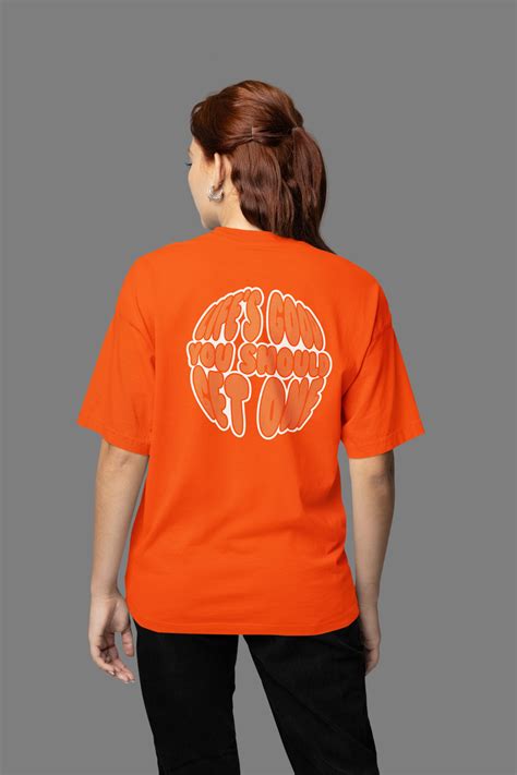Life’s Good You Should Get One Tee - Orange – HUKEAZ