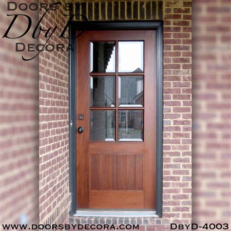 Solid Wood Front Doors With Glass Panels - Glass Designs