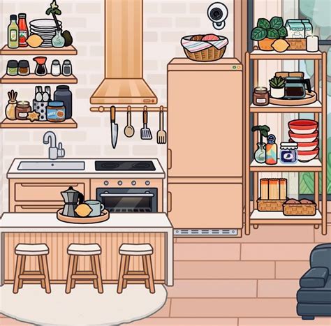 Тока бока обустройство | Idee di gioco, Disegni di tumblr, Cibo in feltro